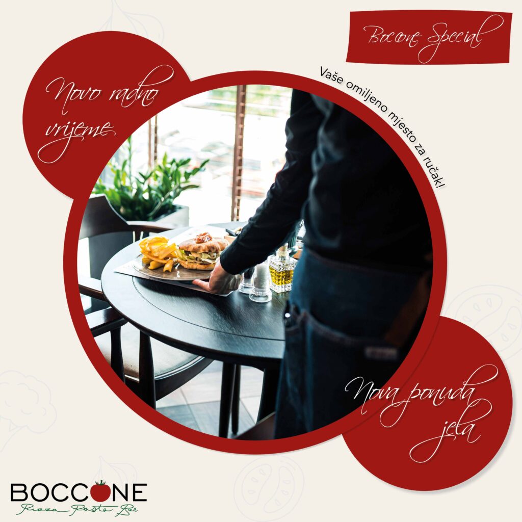 Pročitajte više o članku Boccone Special Lunch Menu