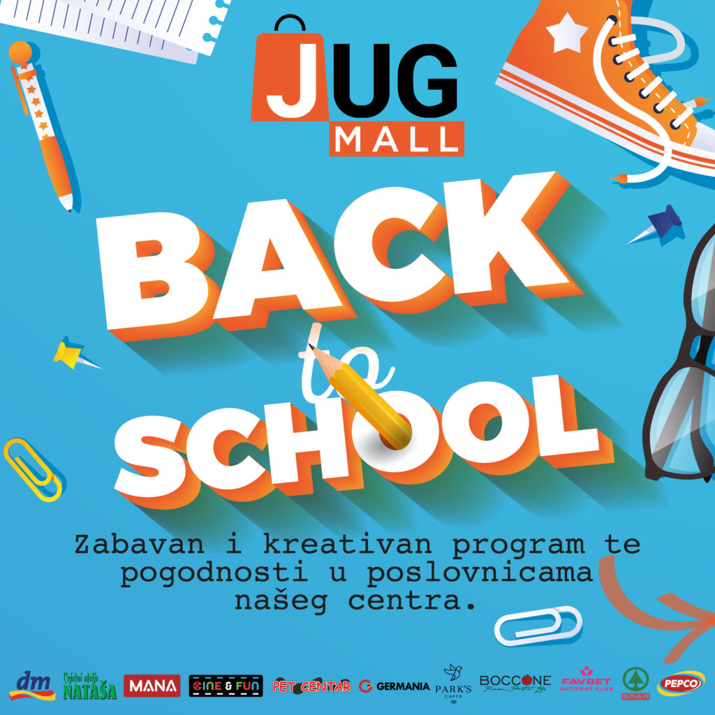 Pročitajte više o članku Back To School u Jug Mallu – od 1. do 3. rujna 2023.