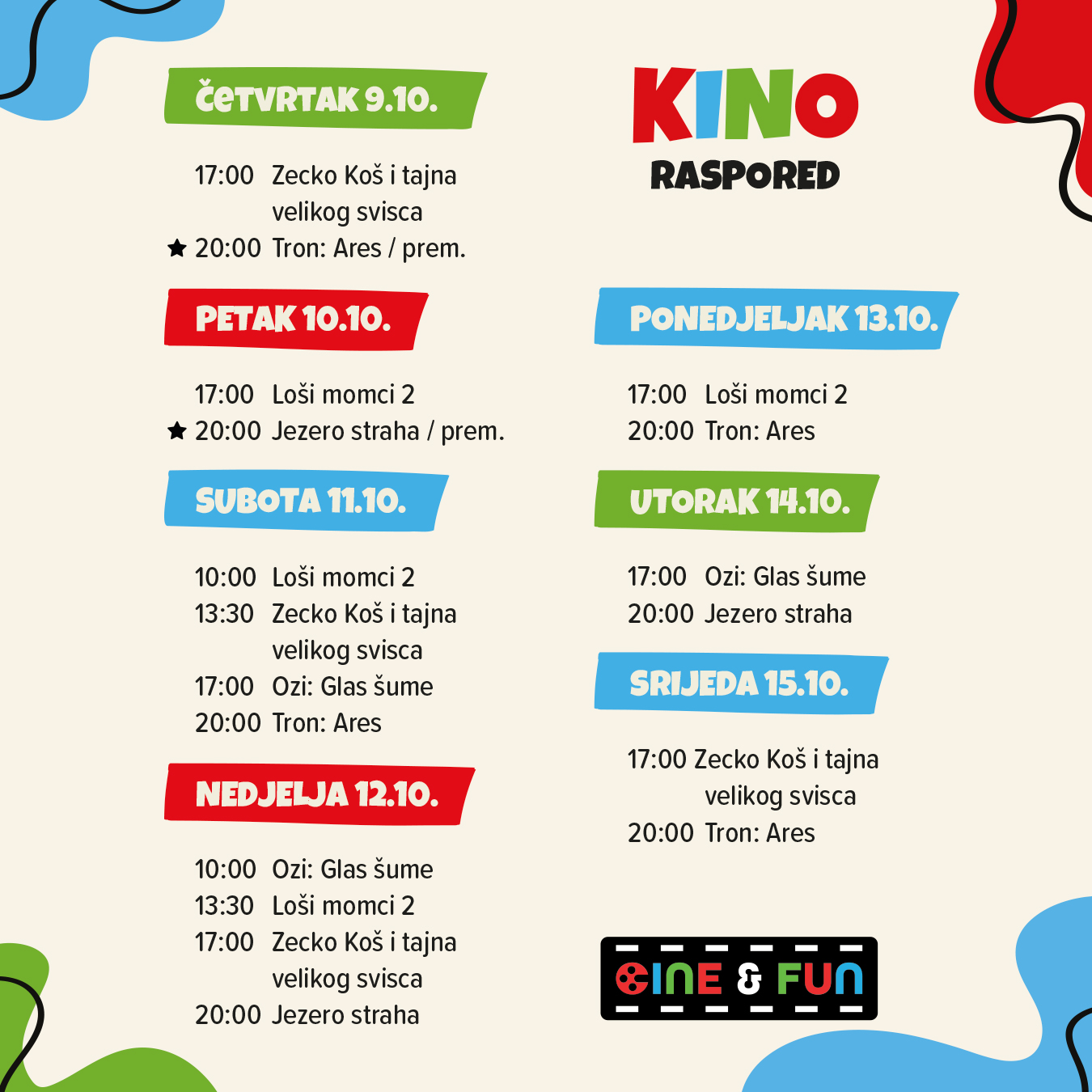 Cine&Fun, Jug Mall, kino rapored