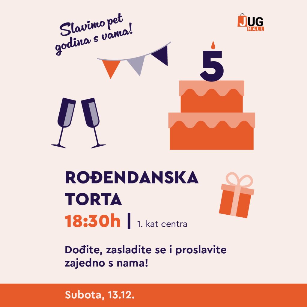 JUG MALL 5. ROĐENDAN CENTRA