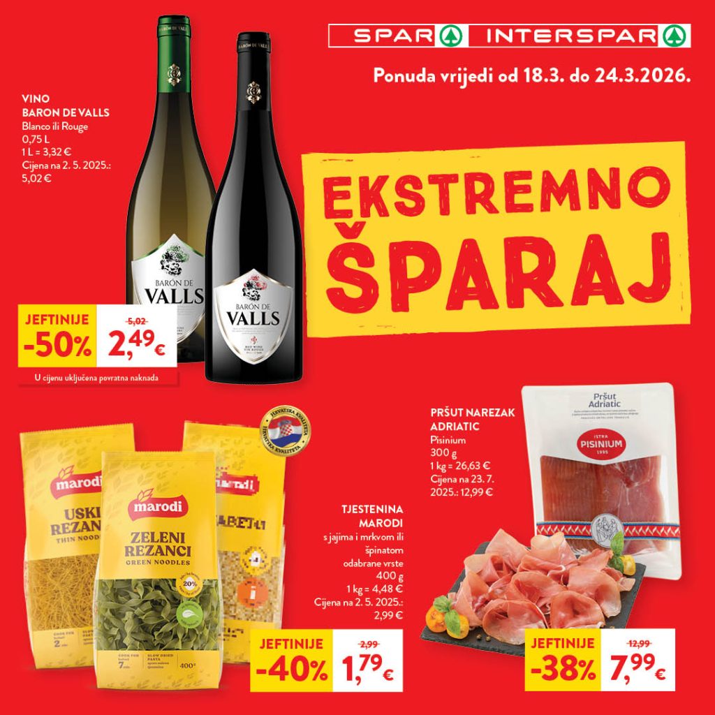 Read more about the article EKSTREMNO ŠPARAJ u SPAR-u!