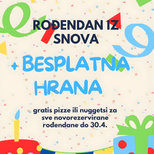 Besplatna hrana za rođendane koji se pamte